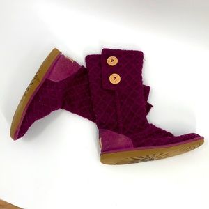 Ugg Cardigan Sweater Button Boots
